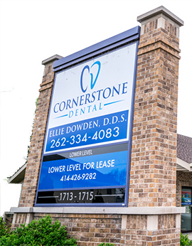 Cornerstone Dental Clinic Sign